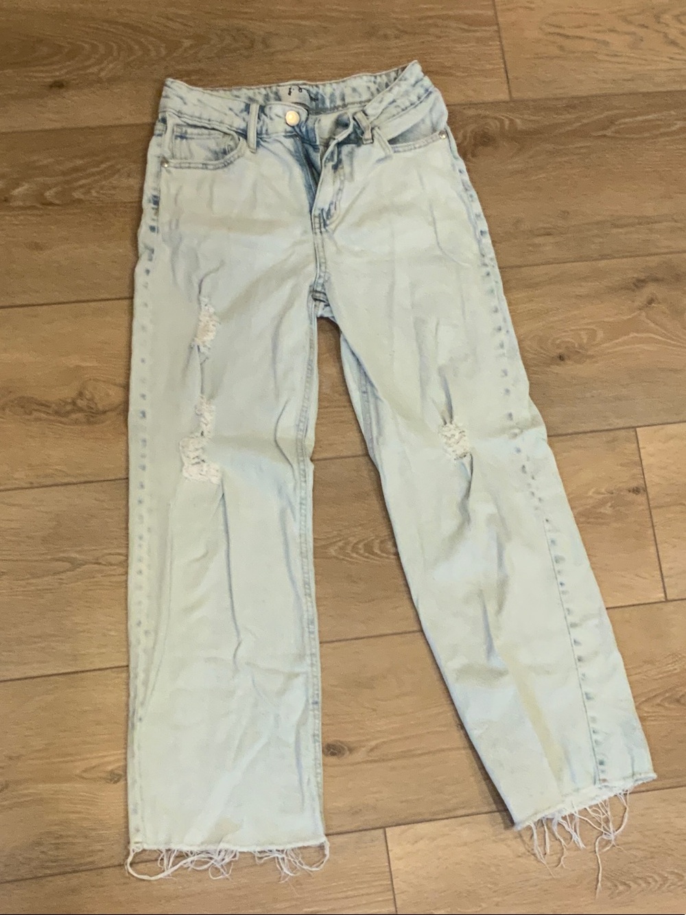 Target Light Blue Distressed Kids Jeans